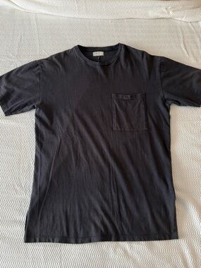 Men's Oversized Charcoal Pocket T-Shirt